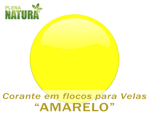 Corante em flocos para Velas - AMARELO