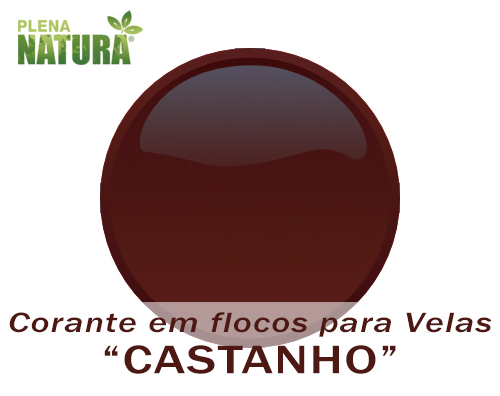 Corante em flocos para Velas - CASTANHO