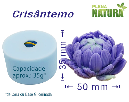Molde em Silicone - Crisântemo - Image 2