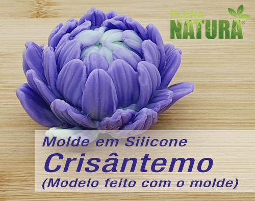Molde em Silicone - Crisântemo