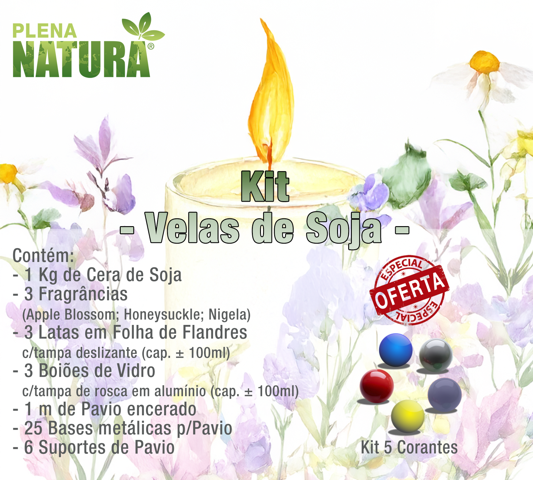 Kit para Velas - 1 Kg
