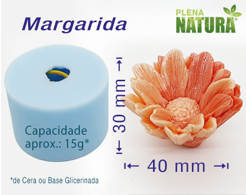 Molde em Silicone - Margarida - Image 2