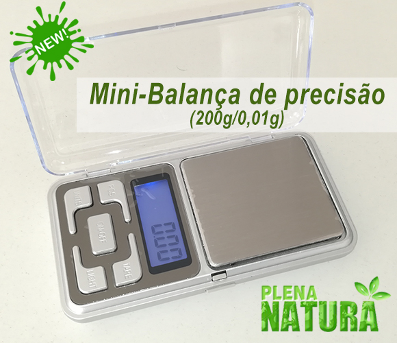 Mini-Balança de Precisão - 200g/0,01g