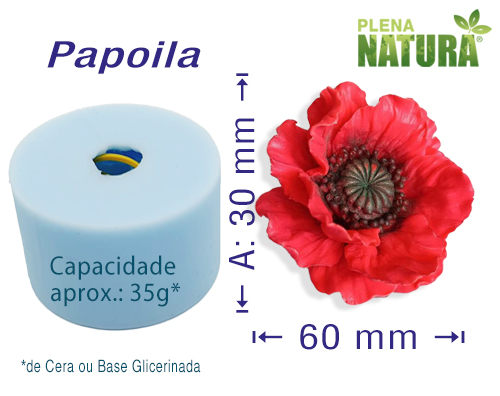 Molde em Silicone - Papoila - Image 2
