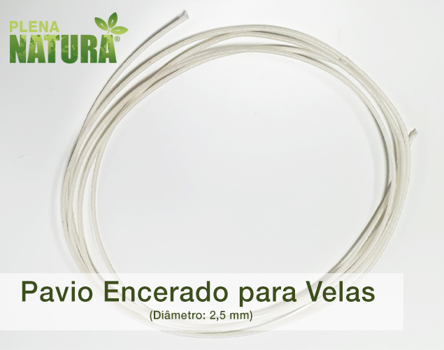 Pavio G7 - Encerado para Velas (diam = 2,5mm)
