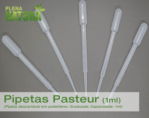 Pipeta Pasteur Descartável - Graduada 1ml