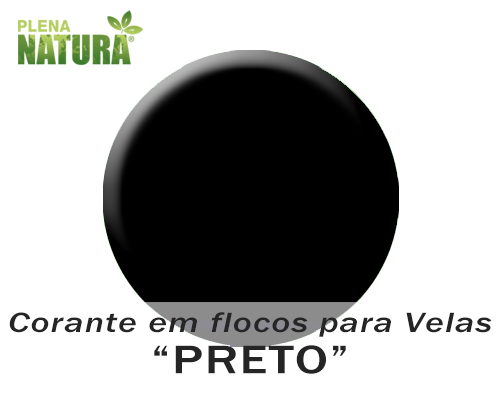 Corante em flocos para Velas - PRETO