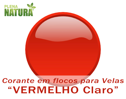 Corante em flocos para Velas - VERMELHO Claro