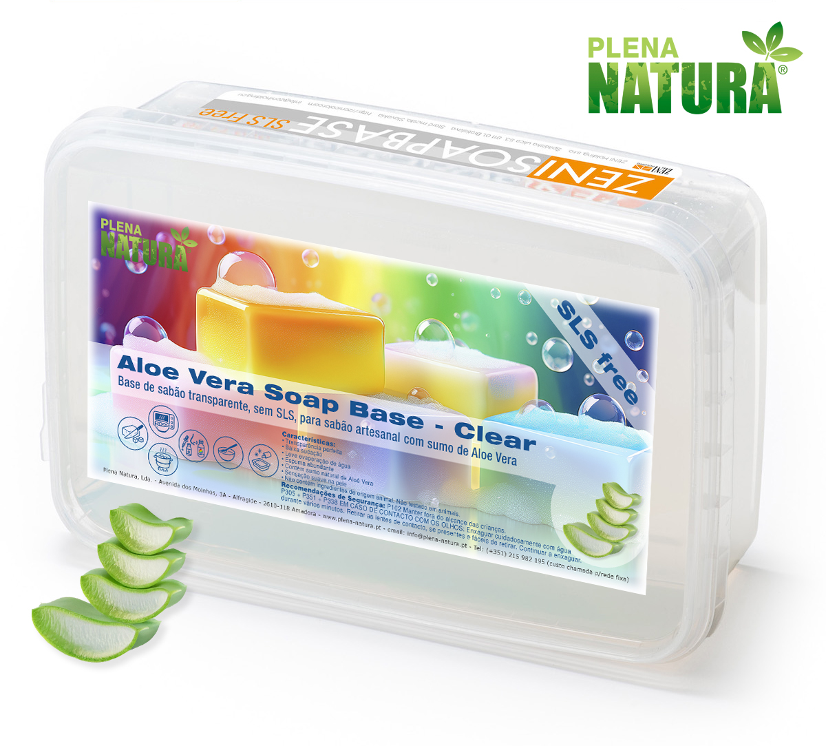 Base p/Sabão Aloe Vera - Clear
